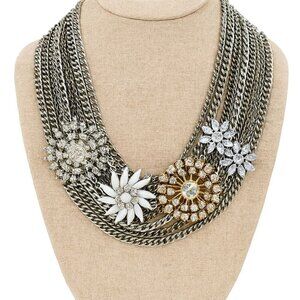 Stella & Dot Metropolitan Crystal Statement Necklace